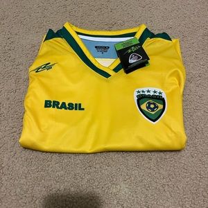 NWT Brasil Soccer Jersey